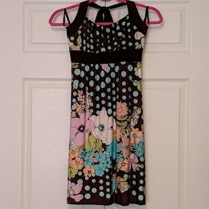 Charlotte Russe Floral Halter Dress